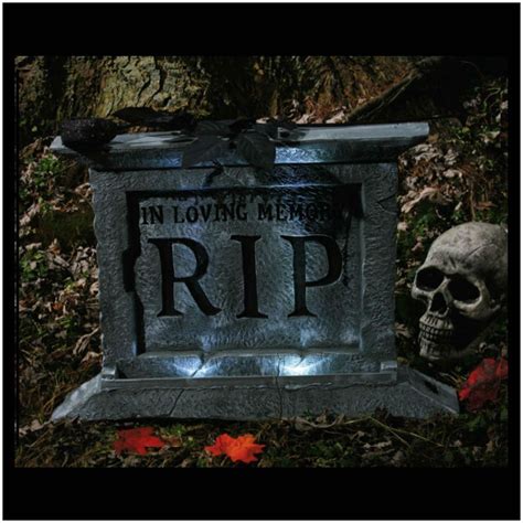 (6) In-store shopping only Unavailable for store pickup. . Heavy duty halloween tombstones